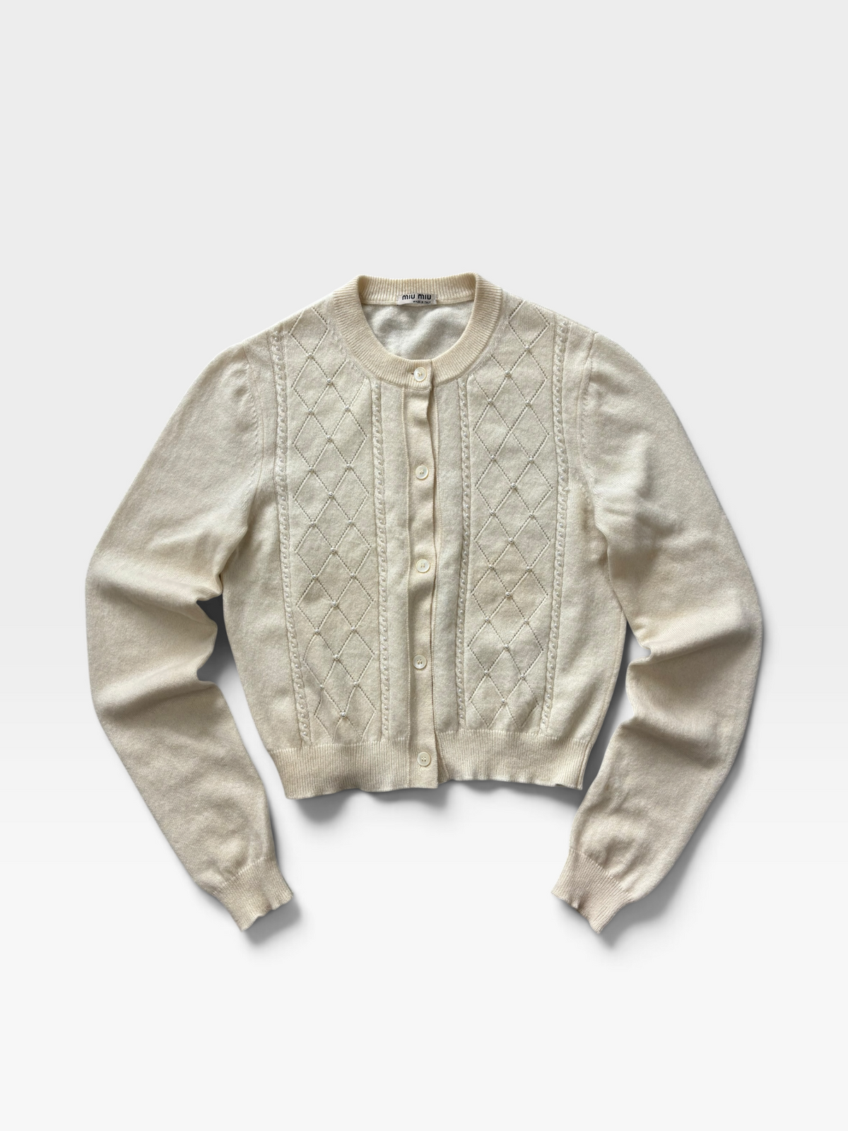 MIU MIU CASHMERE CARDIGAN