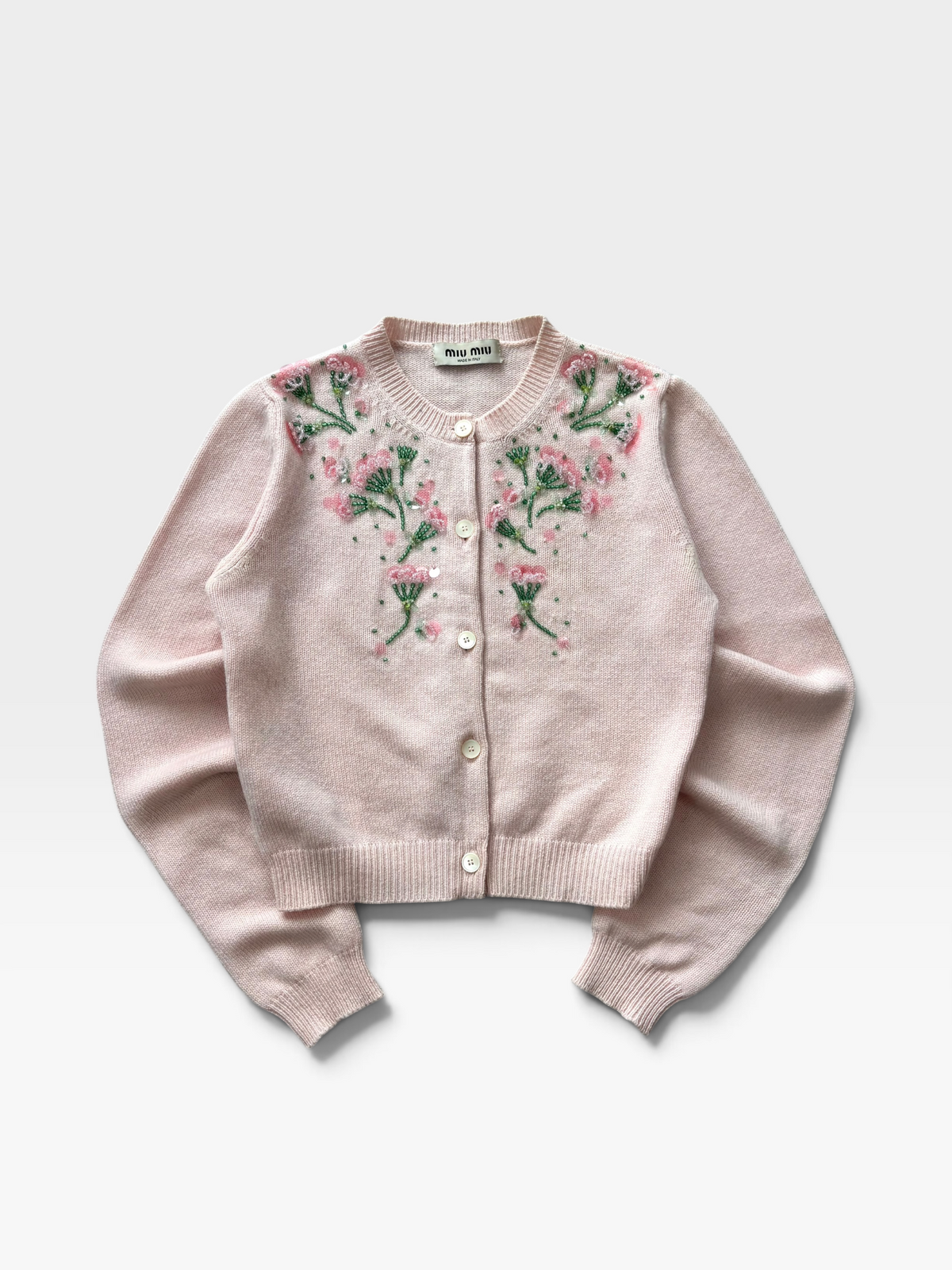 MIU MIU CASHMERE CARDIGAN