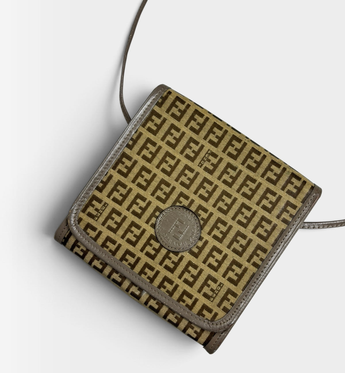 FENDI VINTAGE MONOGRAM SHOULDER BAG
