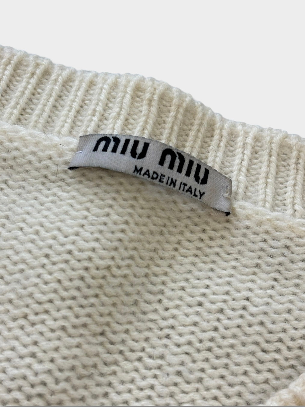 MIU MIU CASHMERE CARDIGAN