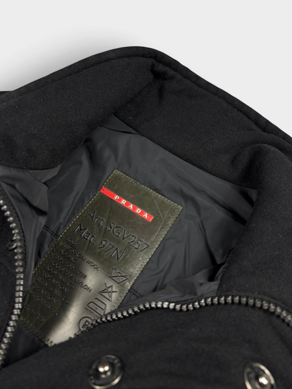 PRADA WOOL SKI JACKET / VINTAGE