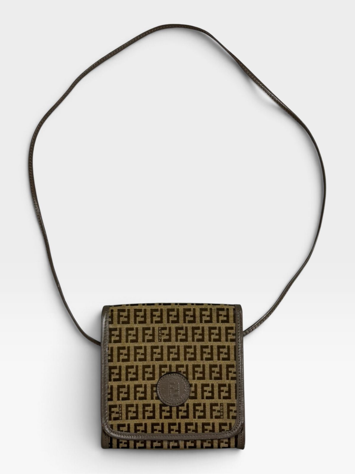 FENDI VINTAGE MONOGRAM SHOULDER BAG