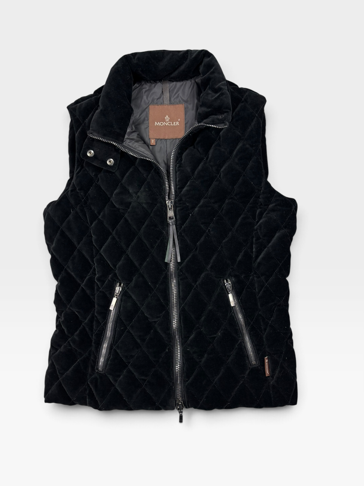 MONCLER VINTAGE VELOUR VEST