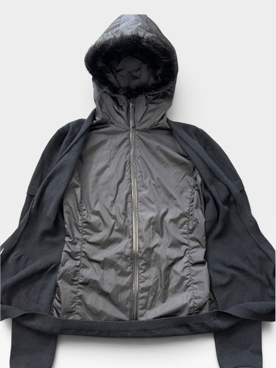 PRADA ZIP HOODIE / NUTRIA HOOD