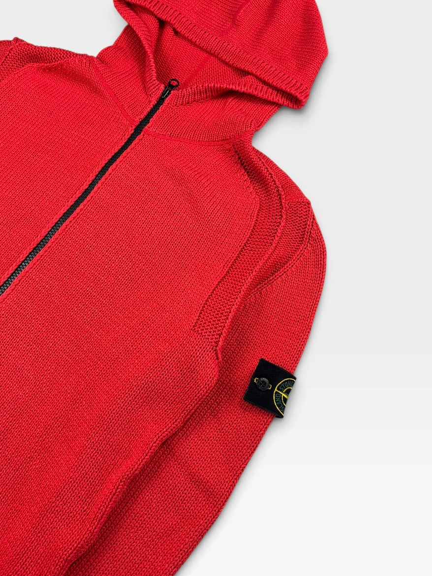 STONE ISLAND KNITTING ZIP HOODIE