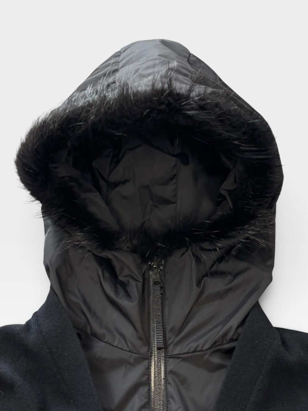 PRADA ZIP HOODIE / NUTRIA HOOD