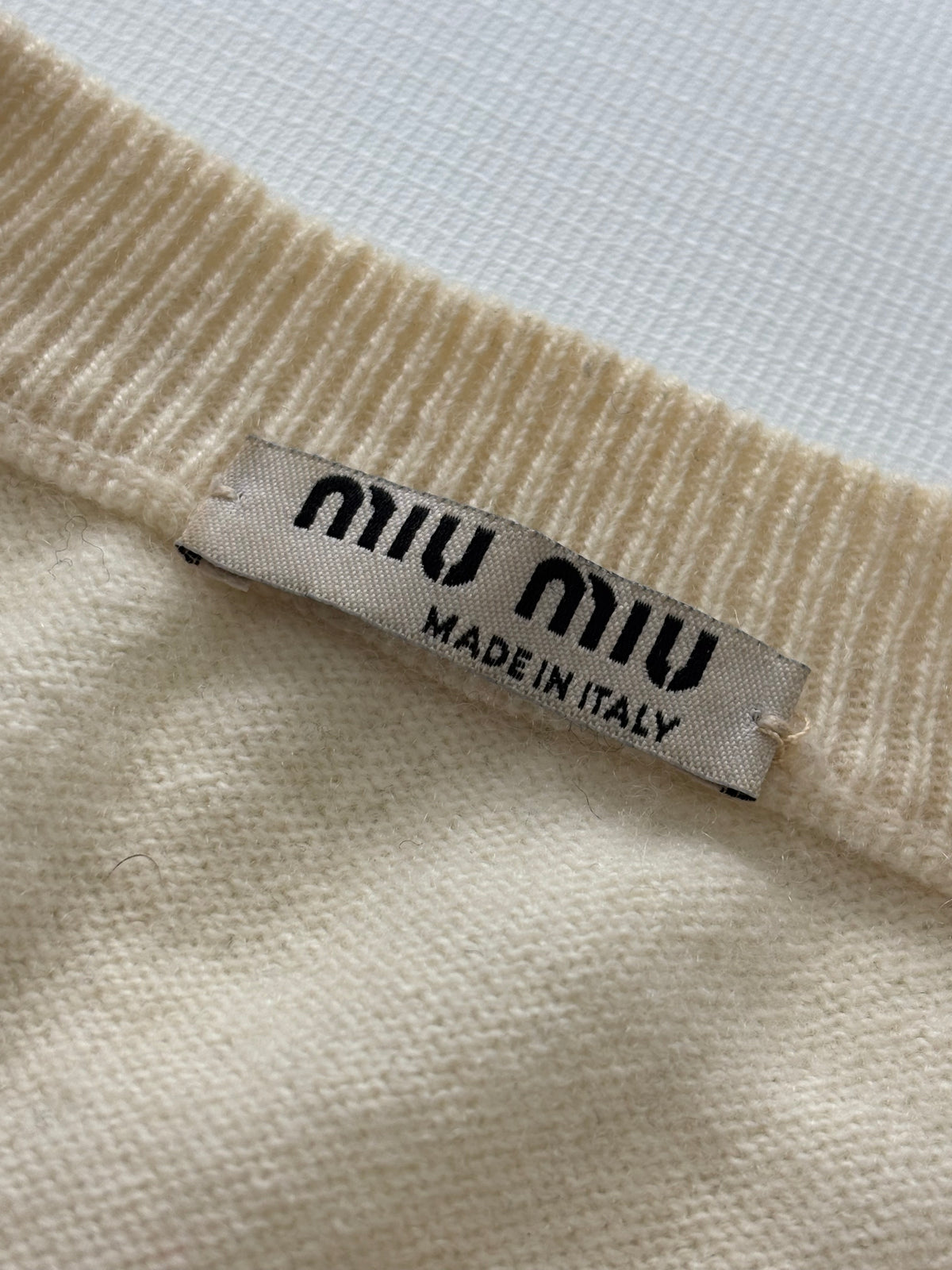 MIU MIU CASHMERE CARDIGAN